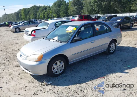 2003 Honda Civic Lx from USA, damaged, VIN 1HGES15553L027189